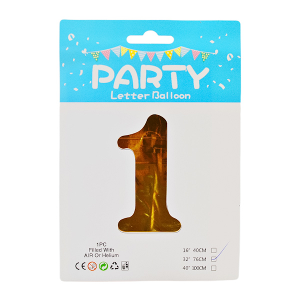 Кулька Повітряна Party 76см цифра 