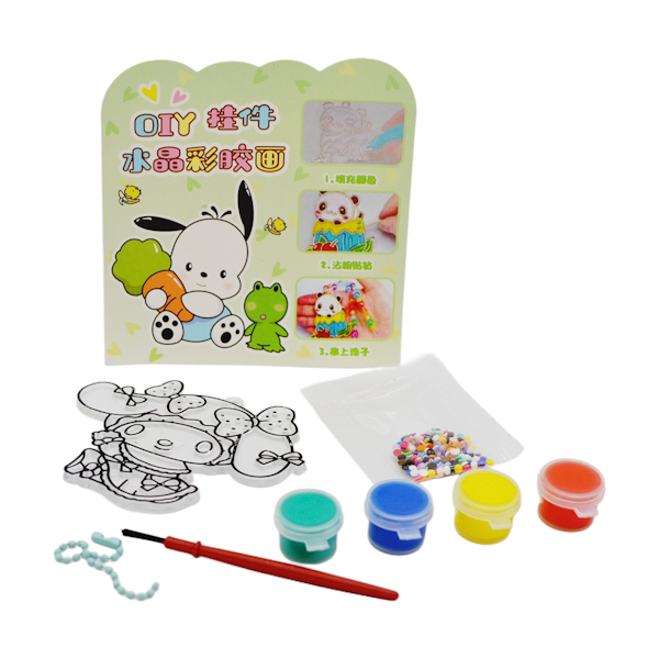 Набір д/творчості DIO Фігурка-брелок Sanrio фарби/блискітки/пензлик *20_