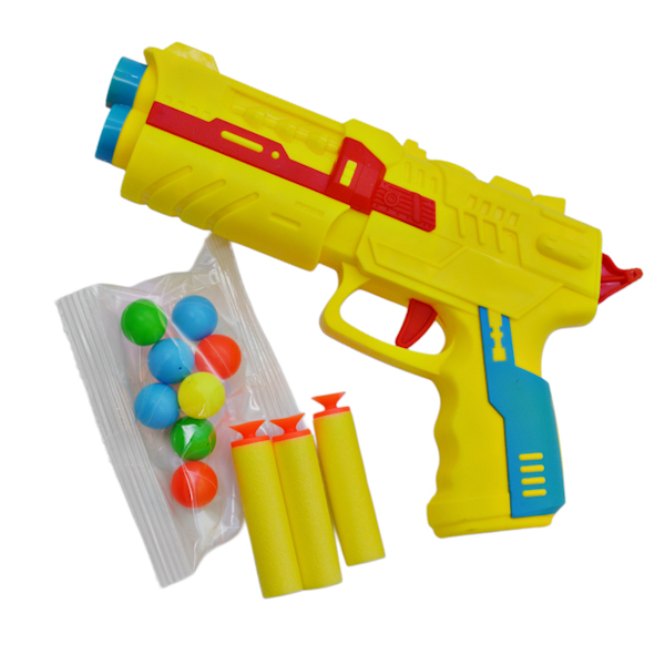 Іграшка Toys Пістолет з патронами на присоска і кульками  арт.313A-10_