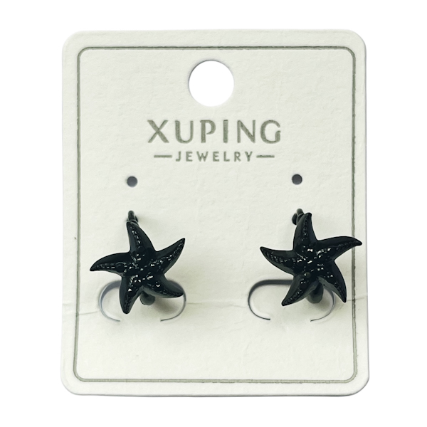 Сережка  XUPING Чорна в асортименті 1шт__