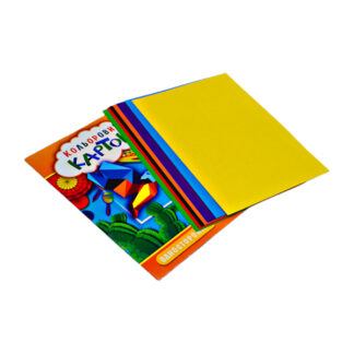 Набір кольорового картону А4 (односторонній), 7 арк., 230 г/м2 АП-1101