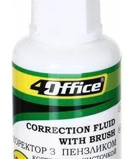 Коректор -пензлик 4OFICE 18мл