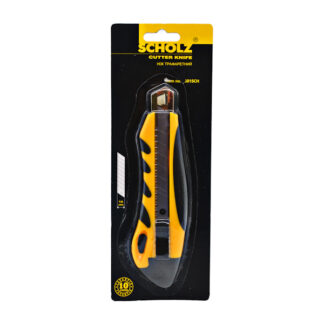 Нiж трафарет.,18мм,автофікс.,метал.напр.,прогумов., 4501, SOZ