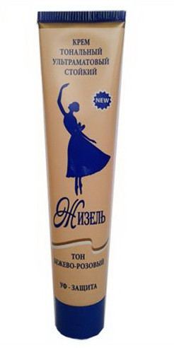 Тон. крем ЖИЗЕЛЬ тон бежево-рожевий 44гр