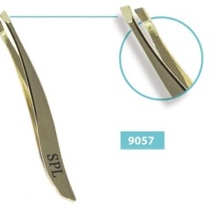 Пінцет SPL золото зкошений 9057