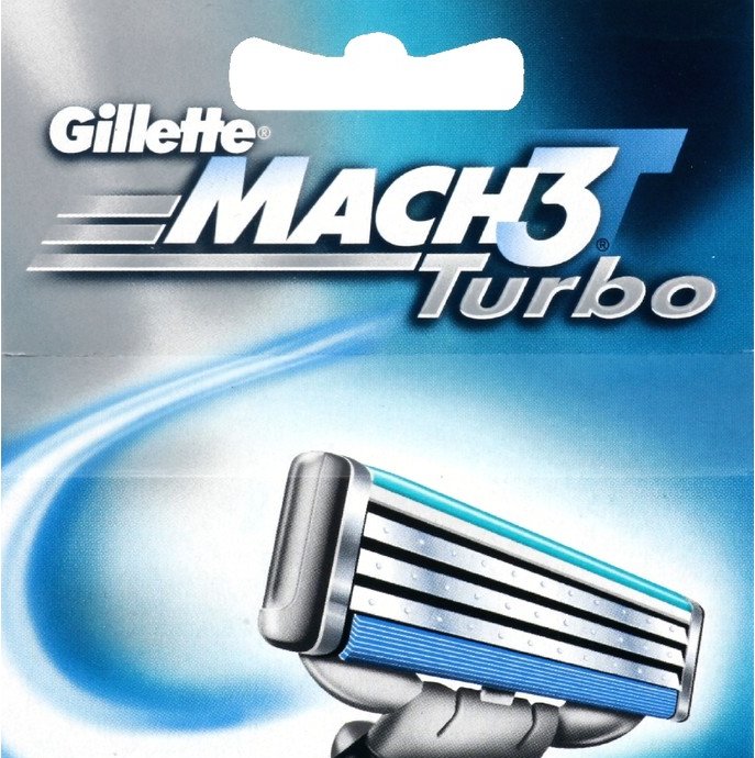 Чоловічий картрідж Gillette Mас-3 TURBO 1шт