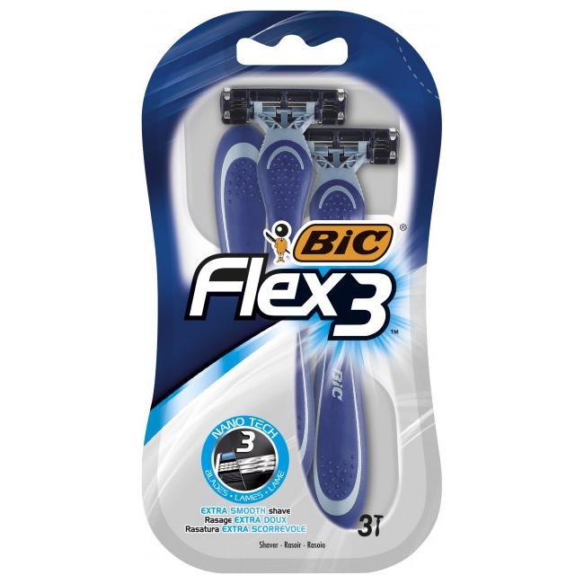 Чоловічі одноразові станки BIC /FLEX/3 Comfort 3шт.