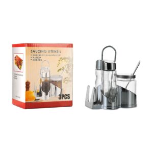 Набір для спецій 13*10,5см (сіль+перець+салф+соус), арт. 9550em (шт.) 9550