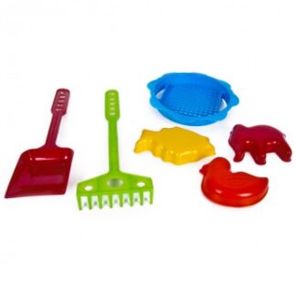 Пісочний набір (сито, пасочки, граблі, лопатка) 01-101 Кіндервей