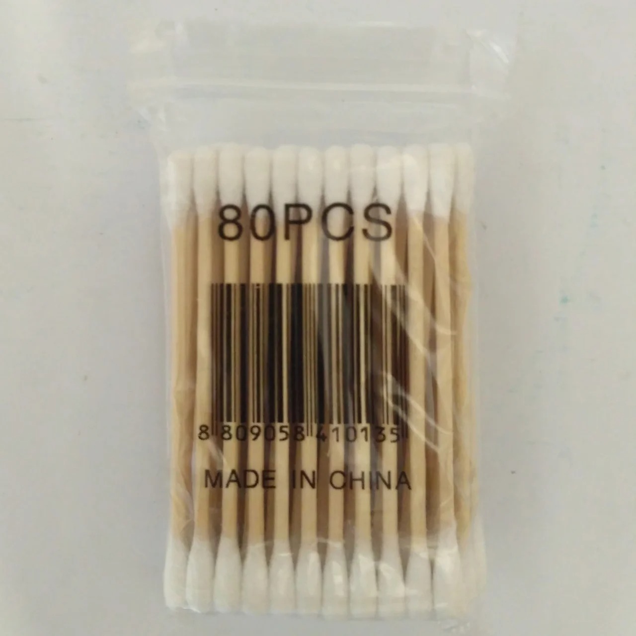 Ватні палички на дерев'яній основі 100шт<>