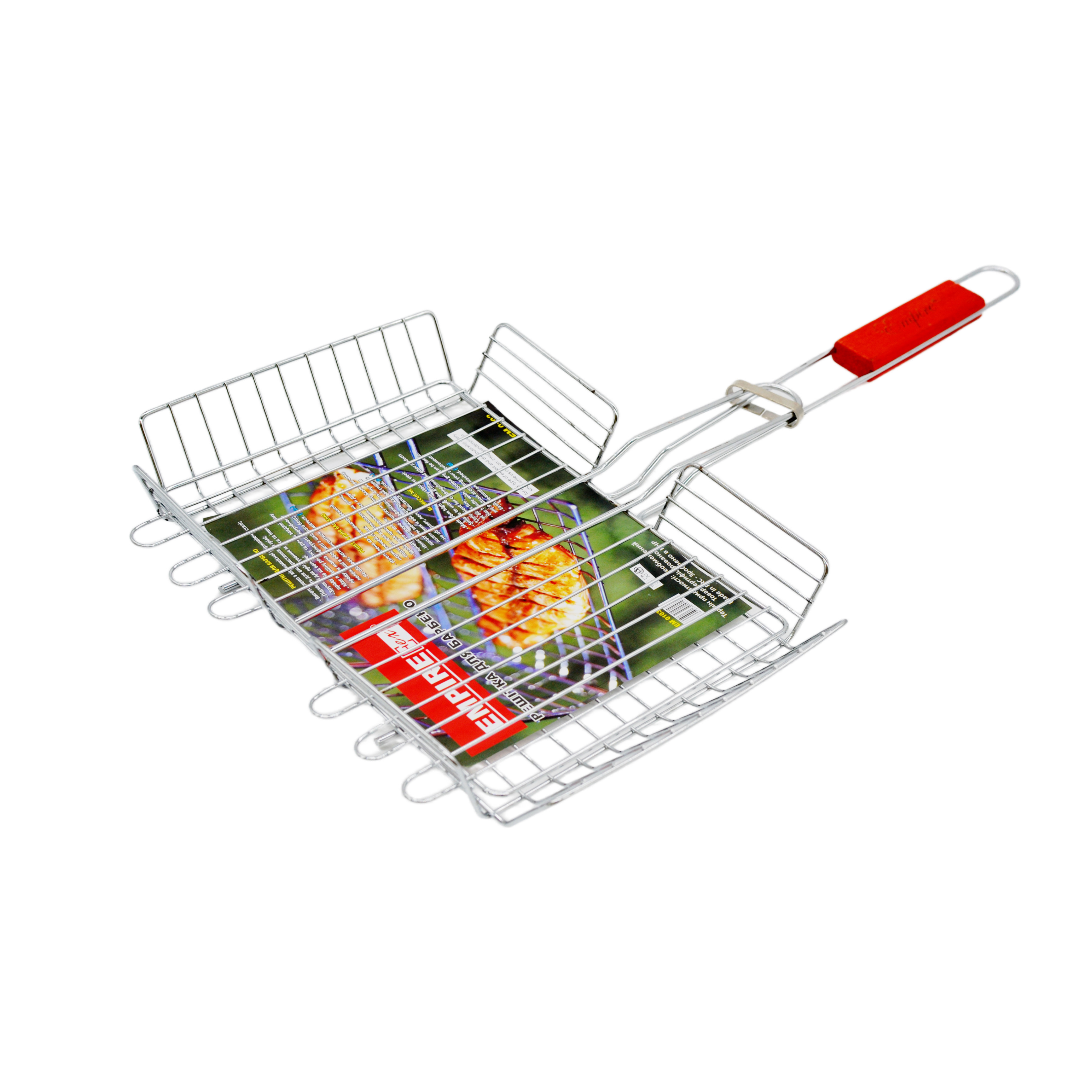 0103 Решітка нерж сталь, прямокутник для гриля - барбекю 320*250*50 мм (шт.)