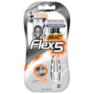 Чоловічі одноразові станки BIC /FLEX/5 3шт.