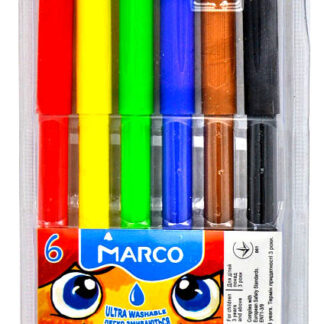 Фломастери 6 кольорів