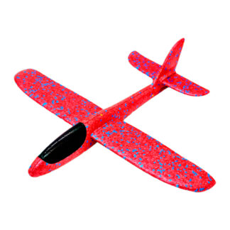 Пластиковий Літак Планер M 50439 48 см, на батарейках, підсвітка, в пакеті