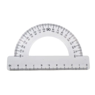 Транспортир пластиковий з шовкографією