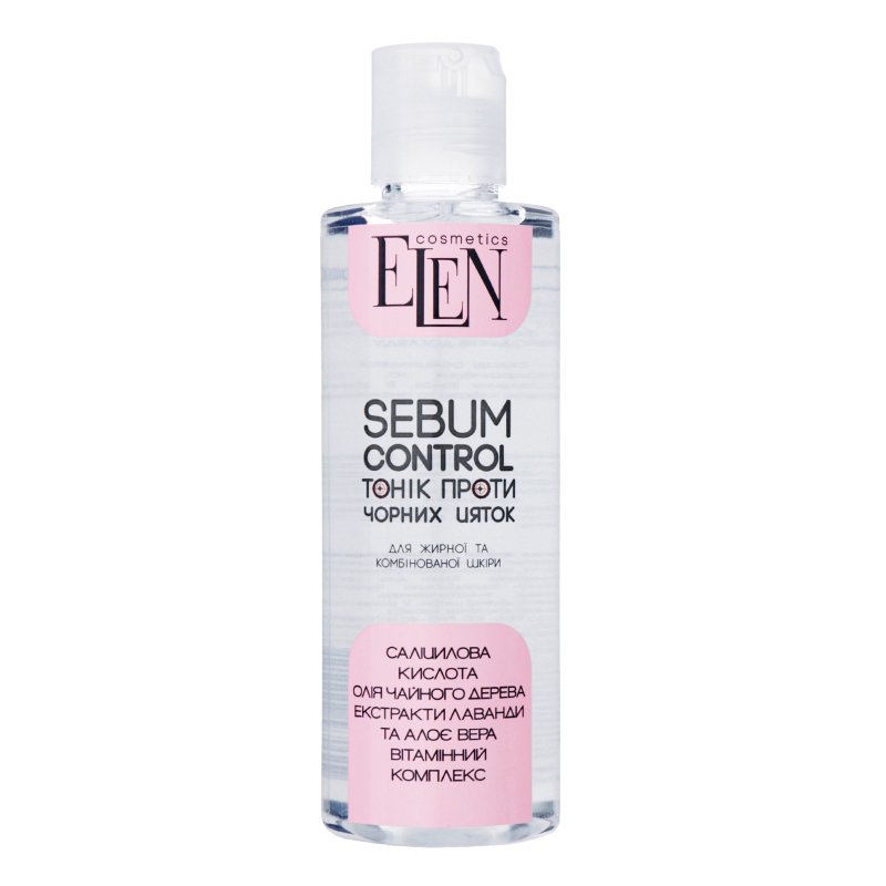 Тонік д/обл. ELEN 200мл, проти чорних цяток д/жирної та комб.шкіри