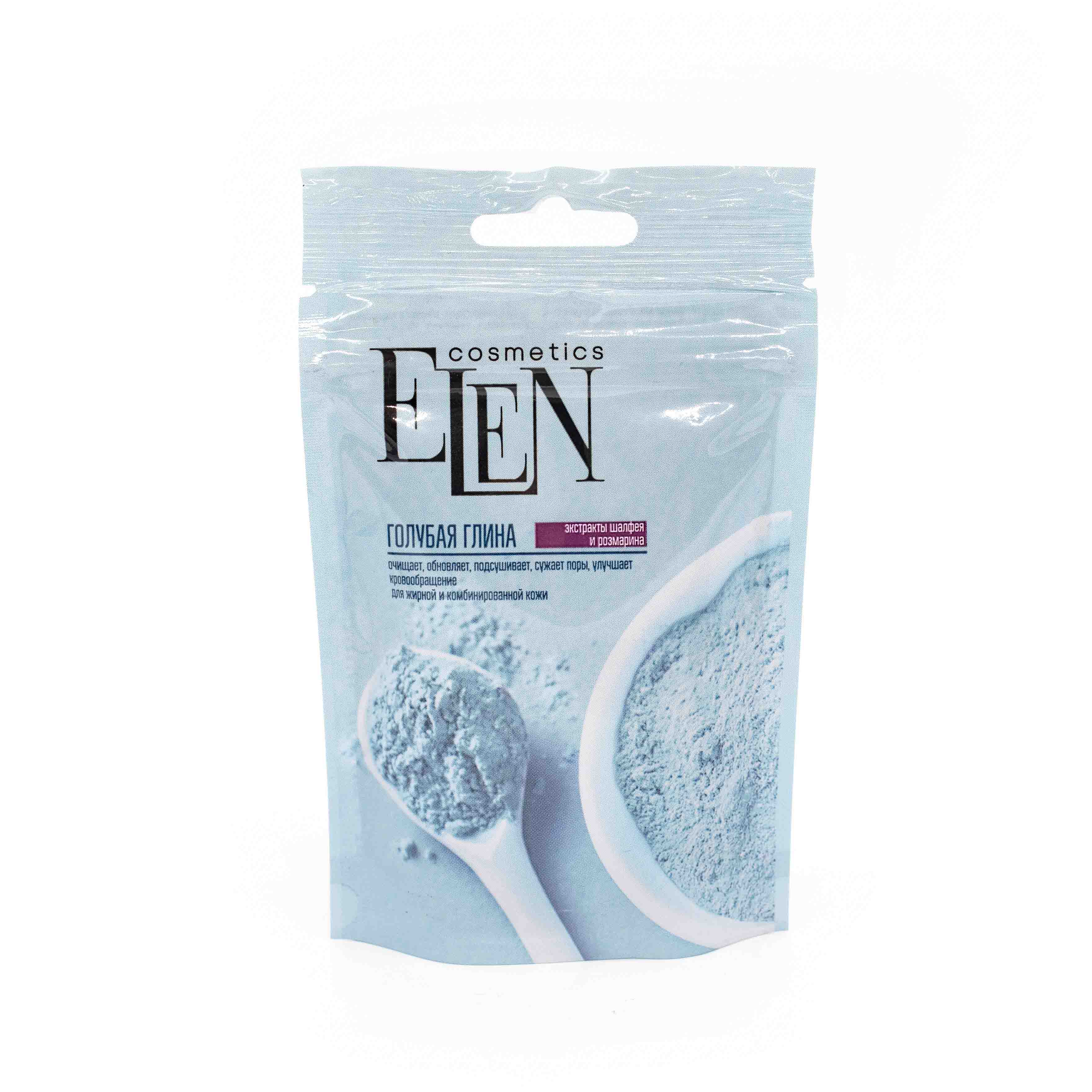 Маска ELEN Глина блакитна 50г<>