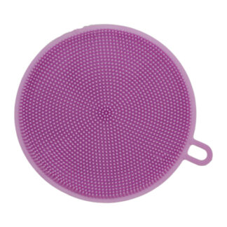 Губка силіконова для миття посуду 1шт кругла арт.25-А6