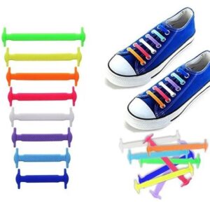 Шнурки Силіконові Набір Sport 6+6шт Мікс арт.419-A2 *12