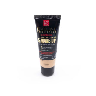 Тон. крем EVELINE *ART MAKE-UP* 3в1 слонова кость 30 мл