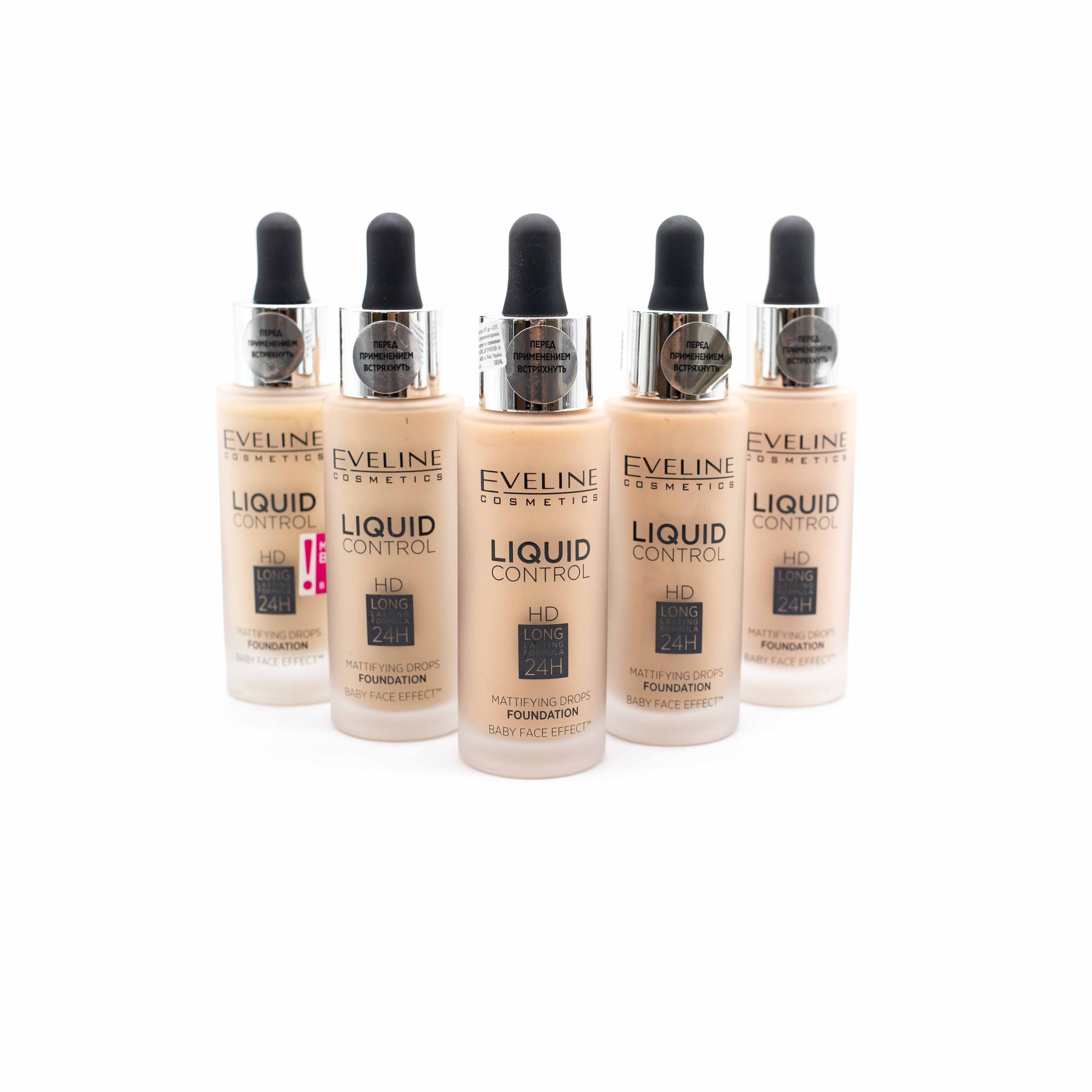 Тон. крем EVELINE рідка основа №010 світлий беж 32мл