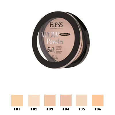 Пудра BLESS AIR Mineral 5в1 тон № 101