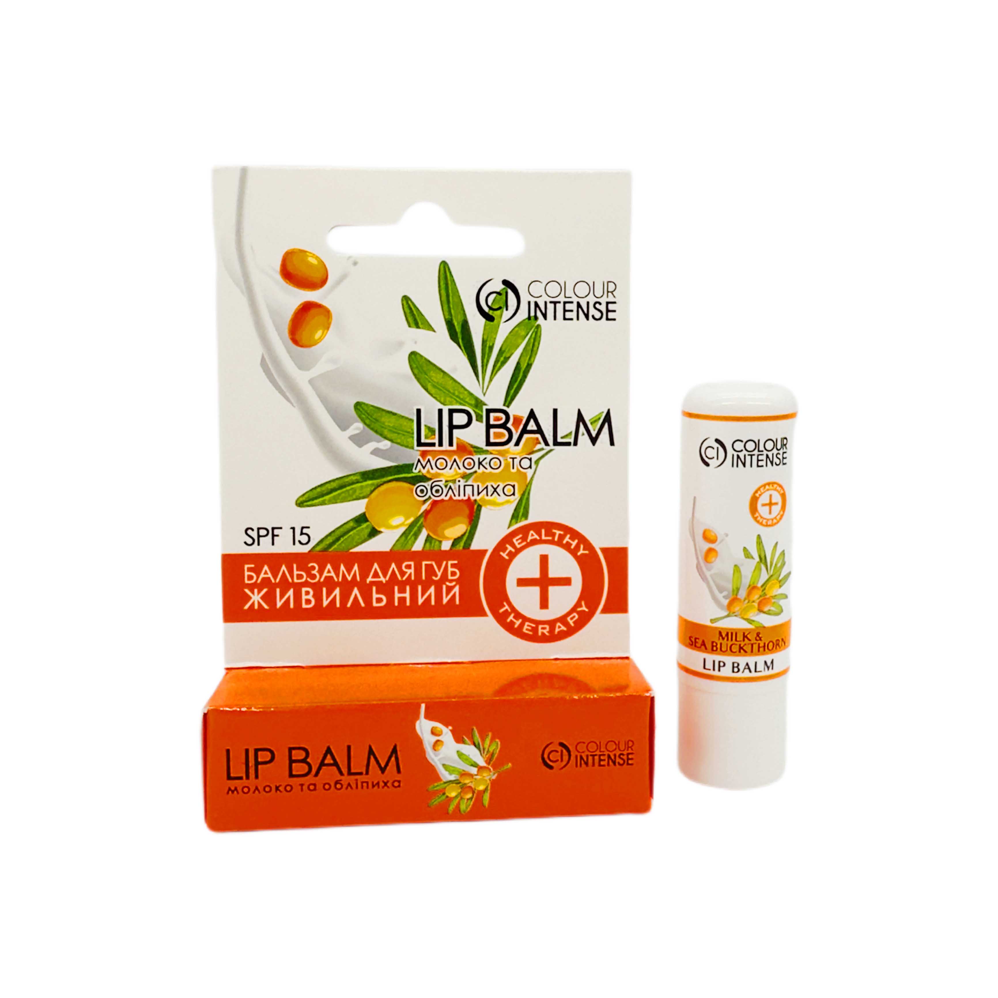 Бальзам д/губ Colour Intense Живильний Молоко та Обліпиха 5г