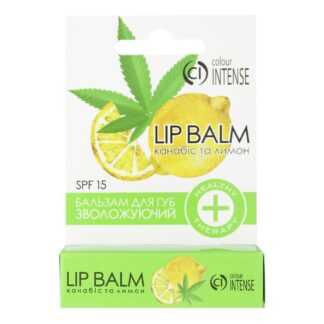 Бальзам д/губ Colour Intense Зволожуючий Канабіс та Лимон 5г