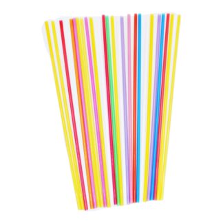 Трубочка Алкогольна Кольорова 20см (25шт)