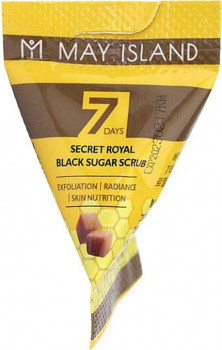 Скраб д/обличчя May Island 7Days цукровий  ЕКСТРАКТ МЕДУ, 3 мл