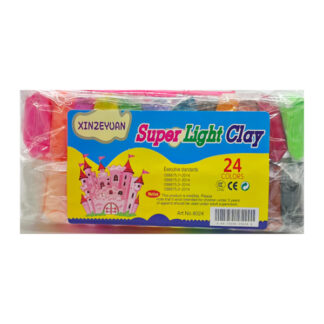 Легкий повітряний пластилін для ліпки 24 кол.8024(1051#-N020)