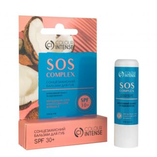 *Бальзам д/губ Colour Intense SOS complex SPF 30+ 5г