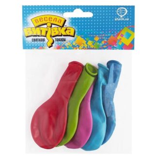 Набір латексних кульок Пастель 25см (5шт) 1111-5651