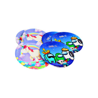 ТАРІЛКА святкова 18см в асортименті (10шт)_