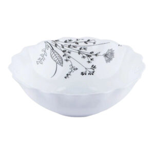 Салатник 175мм Чорно біле суцвіття, Wave, V-175L, Vittora, 175мм БПС