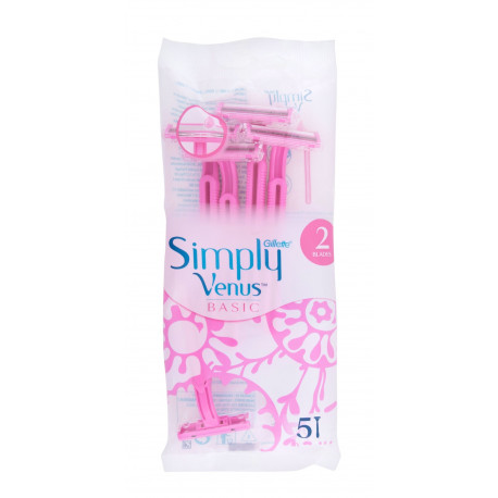 Жіночі одноразові станки Gillete Venus-2 Simply 5шт