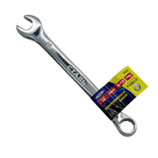 Ключ комбiнований дзеркальний 10мм СТАЛЬ 106967_