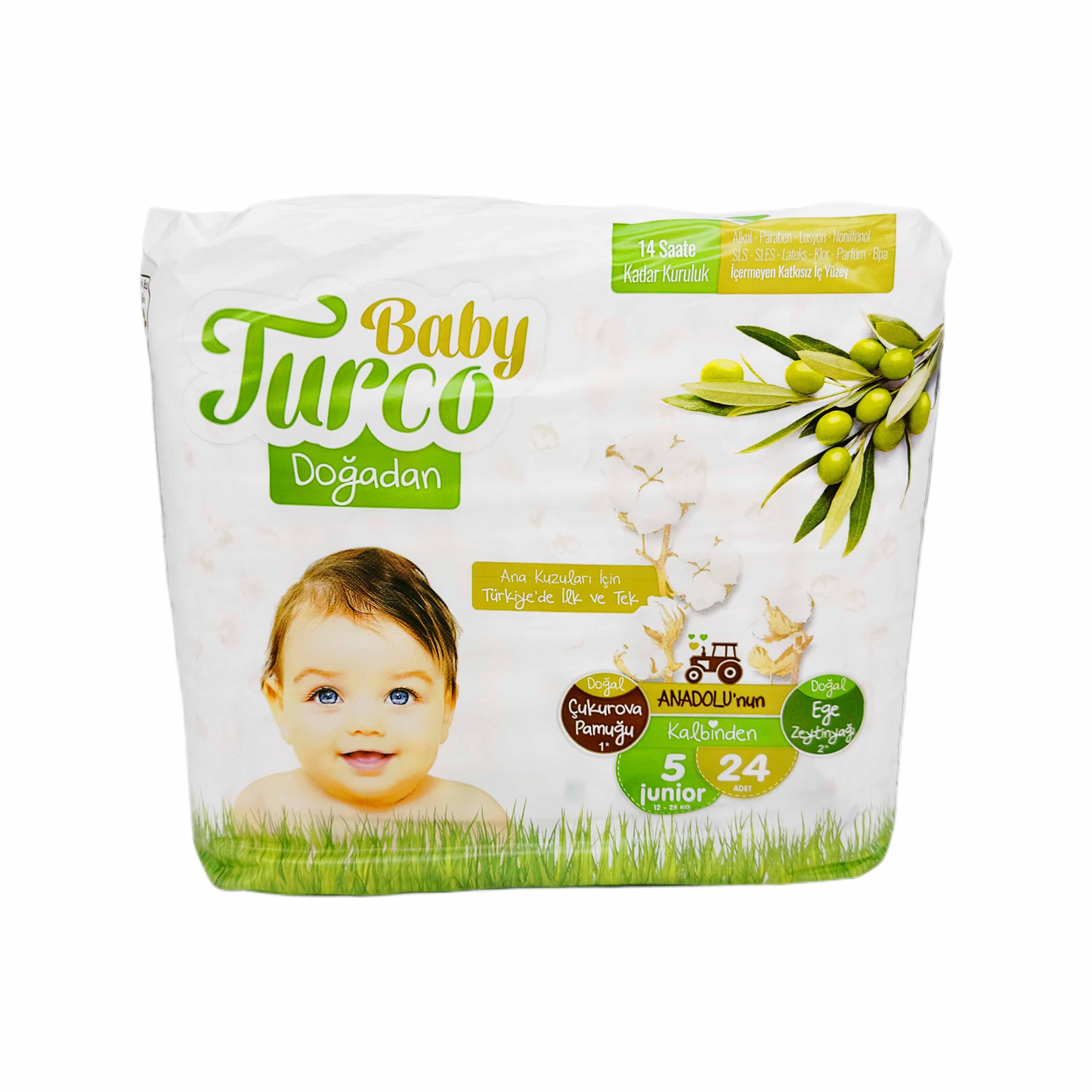 Підгузники дитячі BABY TURCO junior 5(11-18кг)24шт<>