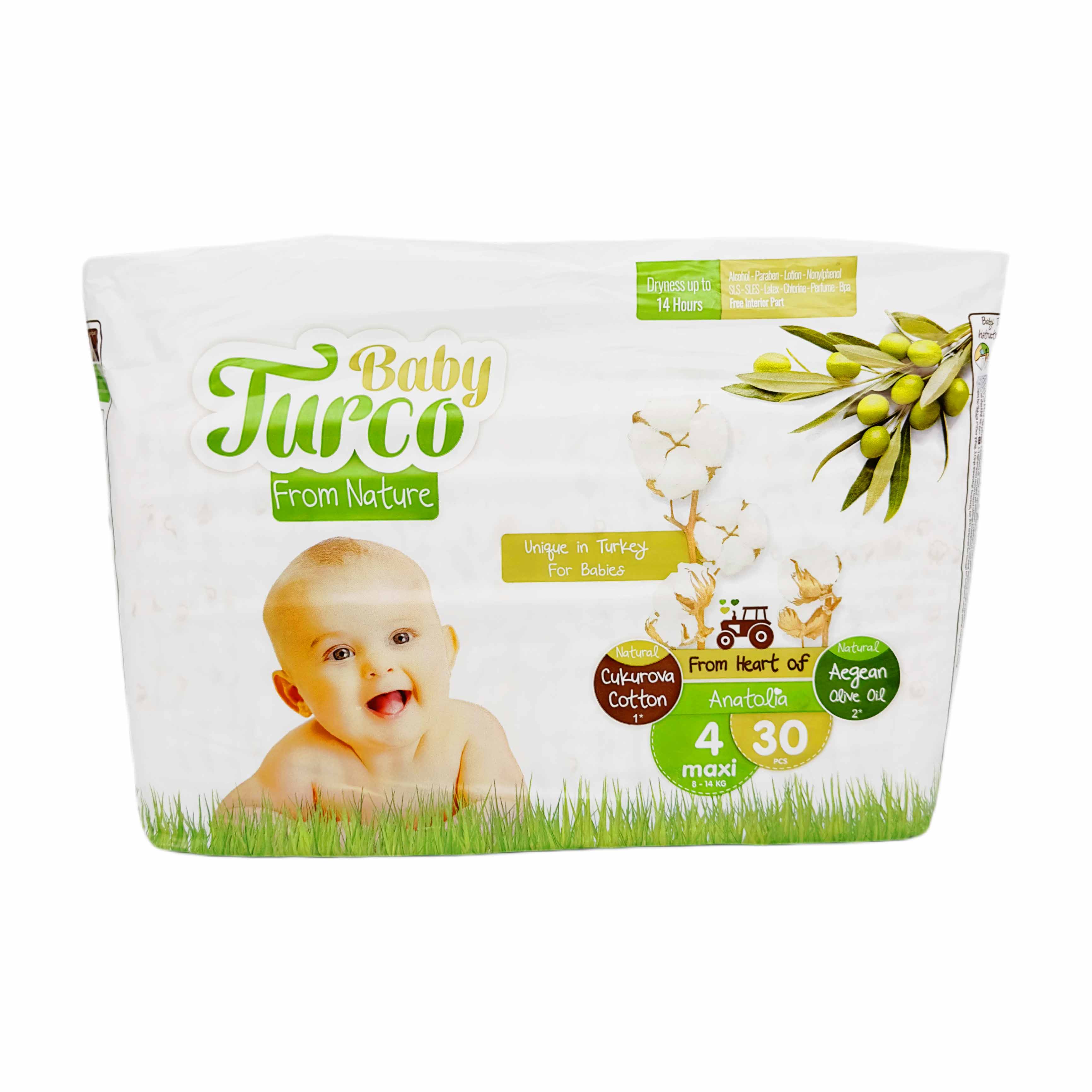 Трусики дитячі BABY TURCO maxi 4(8-14кг)30шт<>