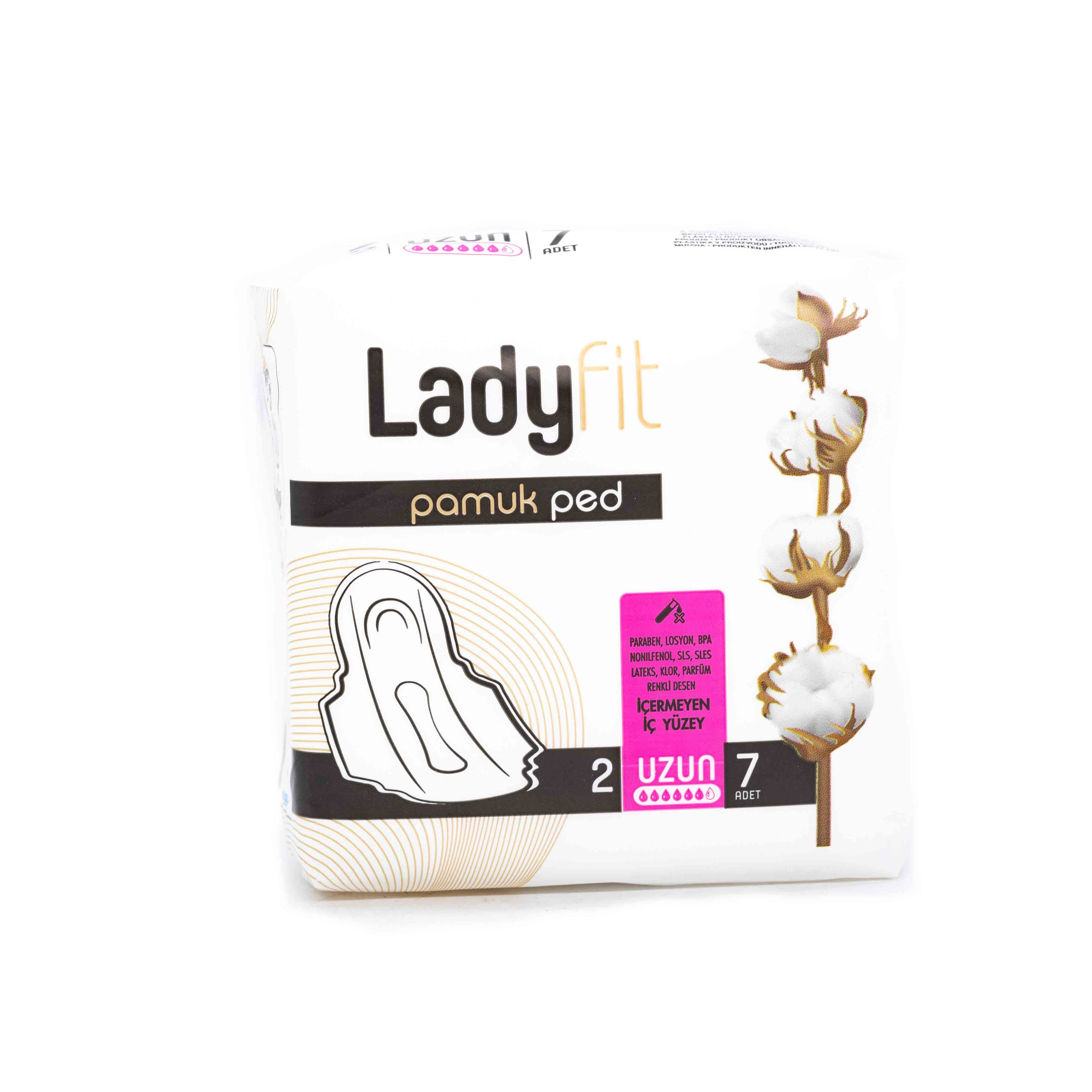 Прокладки критичні LADYFIT Соtton Long 6кр.7шт<>