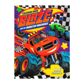 Розмальовка з завданнями  114 наліпок А4: Blaze