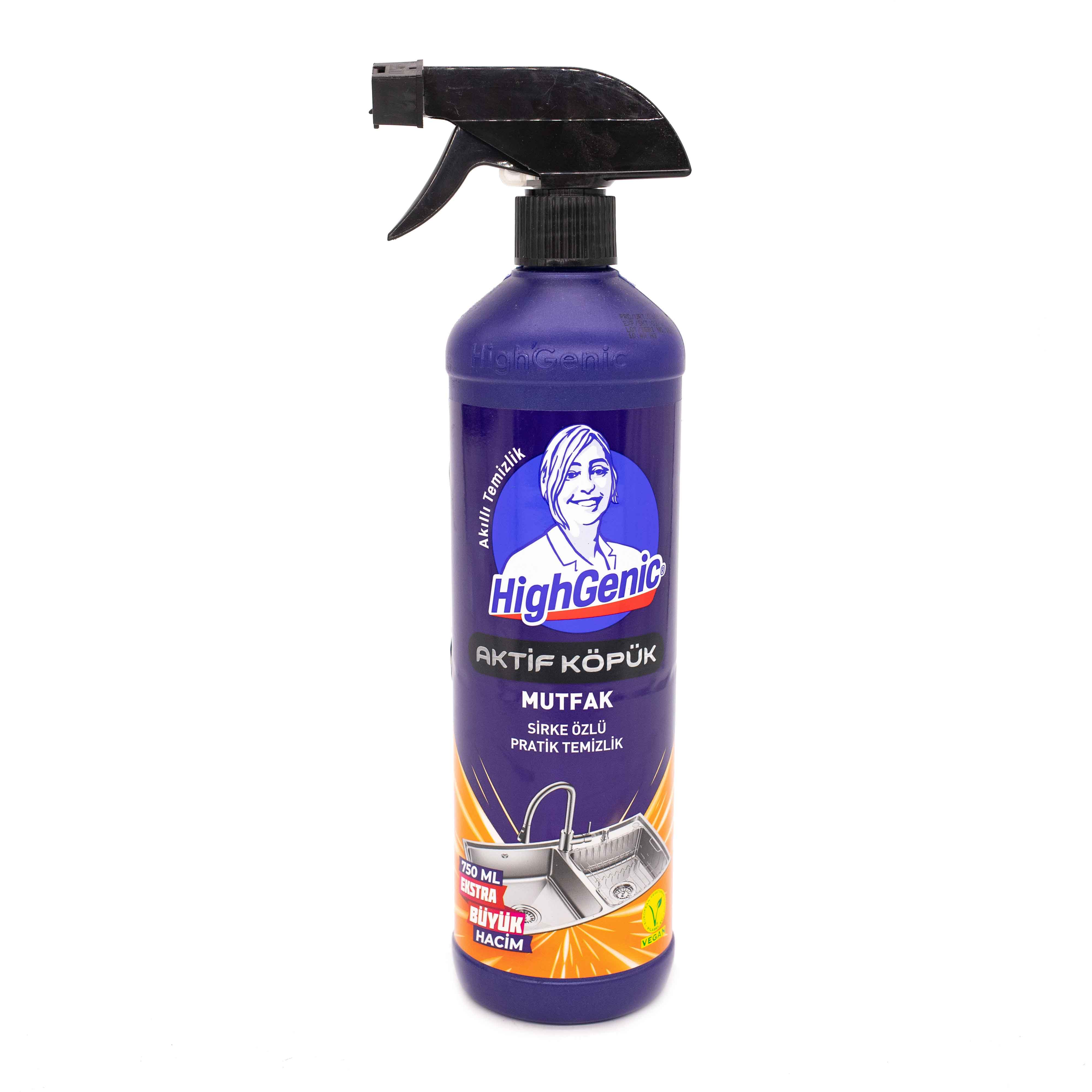 Засіб д/кухні HighGenic спрей піна-очисник  750мл<>