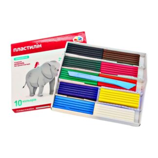 Пластилін /дит. ГАММА/10 кол., 160 г, стек, Захоплення 200311