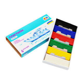 Пластилін Гамма дит. 6 кол., 72 г, Мозаїка 300306