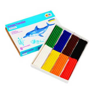 Пластилін Гамма дит. 8 кол., 96 г, Мозаїка 300307