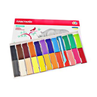 Пластилін дит. 24 кол., 384 г, стек, Захоплення 200316