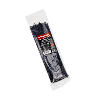 Хомут пластиковий 3*250мм чорний 100шт Haisser 123407