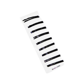 Неведимки чорні пара з камінням