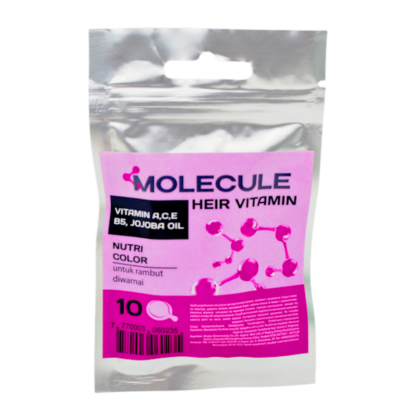 Вітаміни д/волосся MOLECULE 1мл Рожеві (10шт)