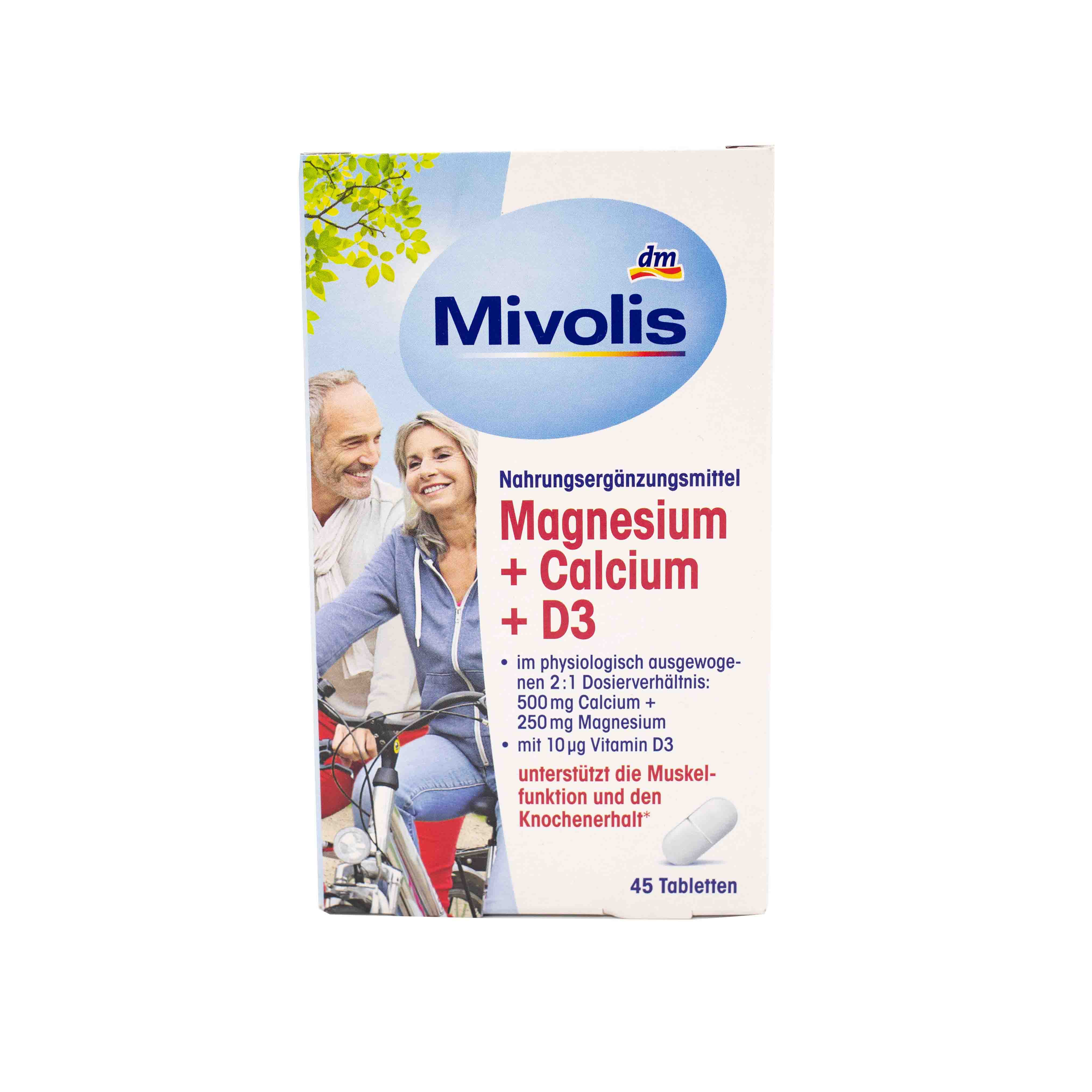 Mivolis таблетки  Магній+кальцій+D3  , 45 шт.<>